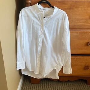 J. Crew Women's White Button Down Shirt